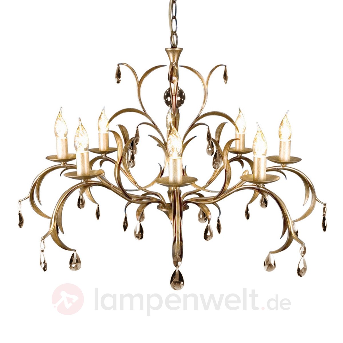 Antiker Kronleuchter bronze – 90 cm