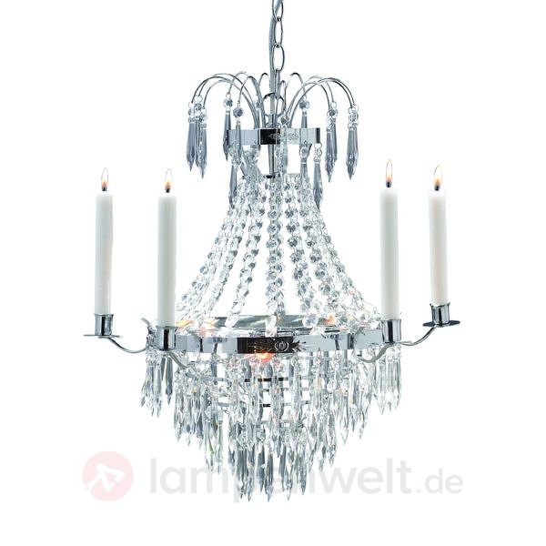 Kronleuchter Kerzen chromoptik