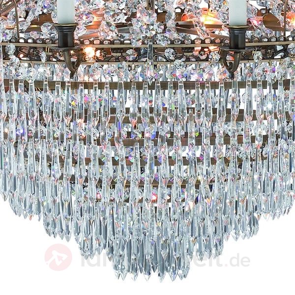 riesiger Kerzen-Kronleuchter mit 12 Kerzenhaltern – 92 cm ... riesiger Kerzen-Kronleuchter mit 12 Kerzenhaltern – 92 cm ...